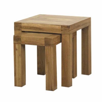 Oak Monaco nest of tables