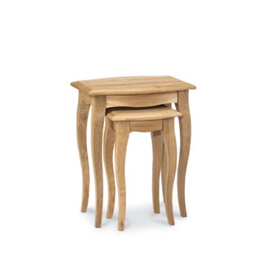 Debenhams Amore oak nest of tables