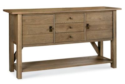 Debenhams Coniston smoky oak wide sideboard