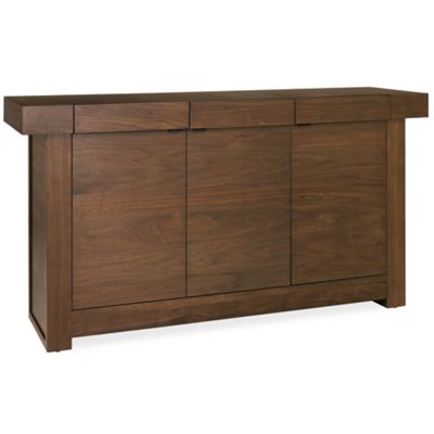 Dark brown Akita wide sideboard