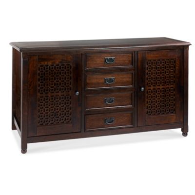 Brown Jafar wide sideboard