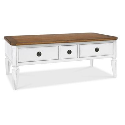 Debenhams Two tone oak Sophia coffee table