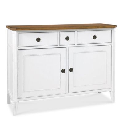 Two tone oak Sophia narrow sideboard