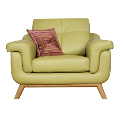 Pistachio Kadinksky leather chair