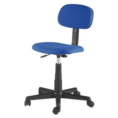 Blue Austin fabric office chair