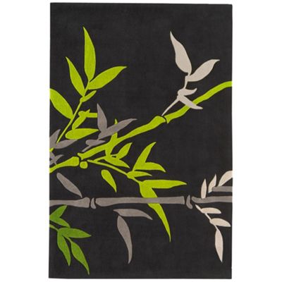 Green Harlequin Bamboo rug