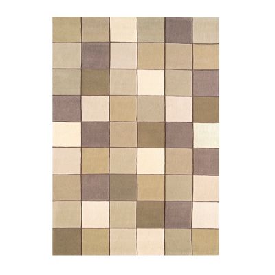 Beige Eden pixel rug