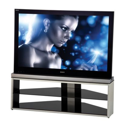 Silver Tensai large television stand