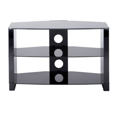 Alphason Black Ascent small television stand