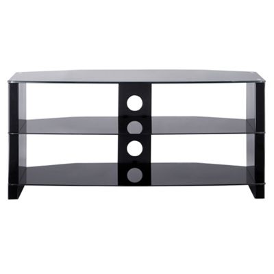 Black Ascent large television stand