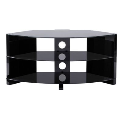 Black Arete large television stand