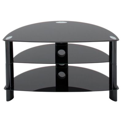 Alphason Black Revelation medium television stand