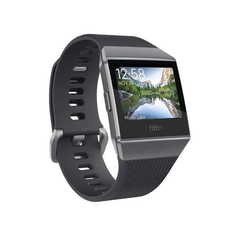 Fitbit - 'Fitbit Ionic' Smart Watch Charcoal/Slate Grey 182709 Review