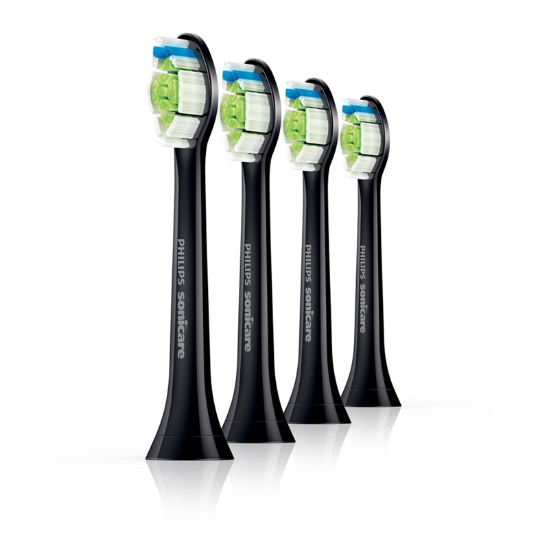 Philips - Set Of 4 Black 'Sonicare Diamondclean' Standard Toothbrush Heads Review