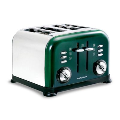 Morphy Richards Green 4 slice toaster: 44731