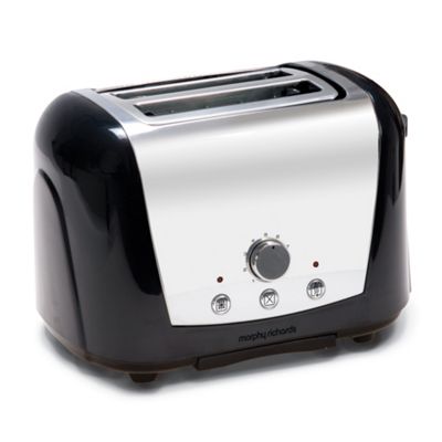 Morphy Richards Black accents two slice toaster - 44261