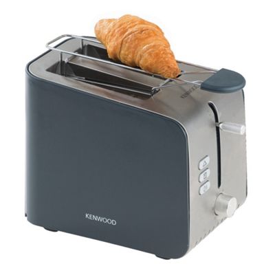 Kenwood Brushed metal Eco slot two slice toaster - TTM150