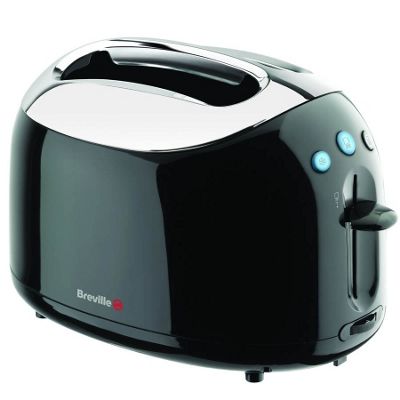 Black two slice toaster VTT295