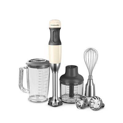 KitchenAid - Almond Cream corded hand blender set 5KHB2571BAC