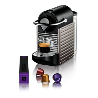 Krups Titanium Nespresso pixie coffee maker XN300540