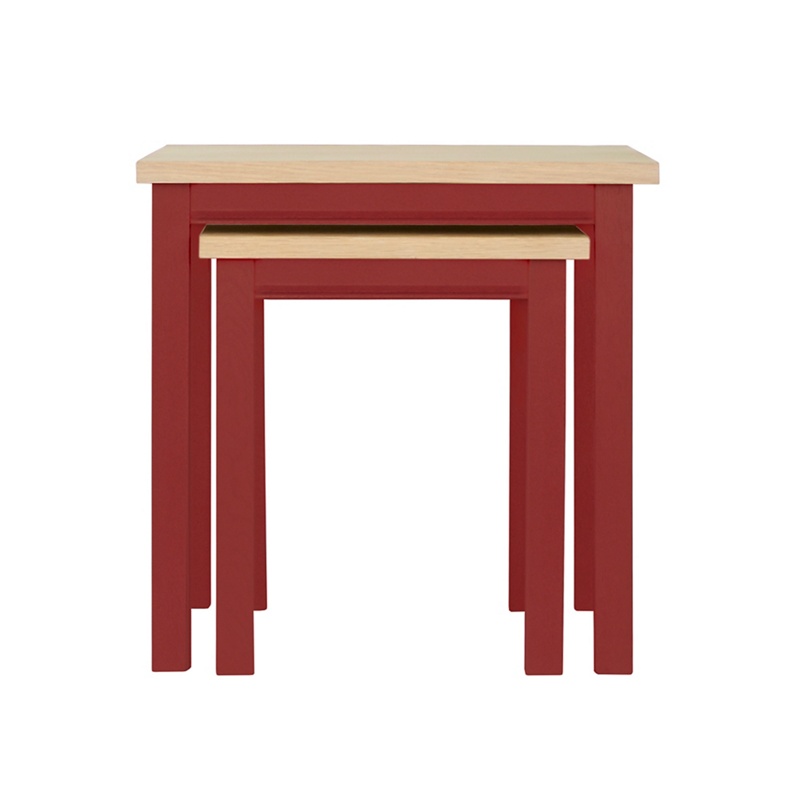 Corndell - Dark Red 'Marlow' Nest Of 2 Tables Review