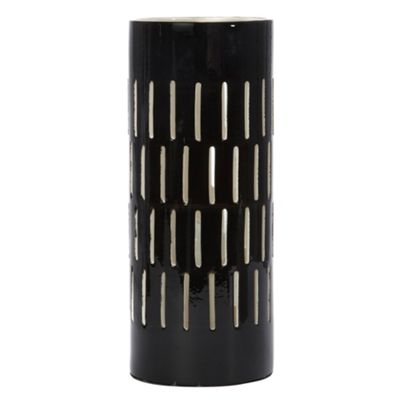 Black cut lines lamp