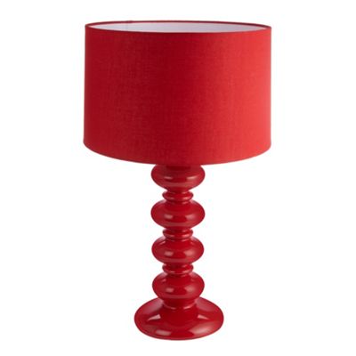 Red Bobble design lamp