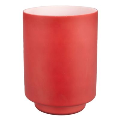 Ben de Lisi Red glass table lamp