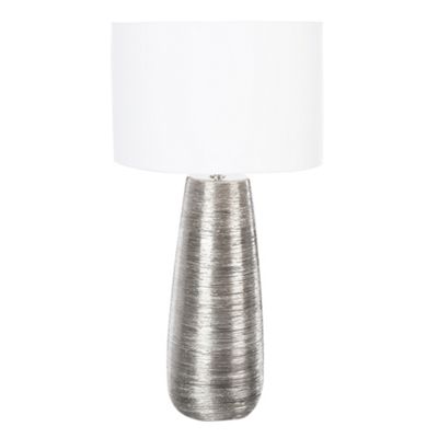 Silver table lamp