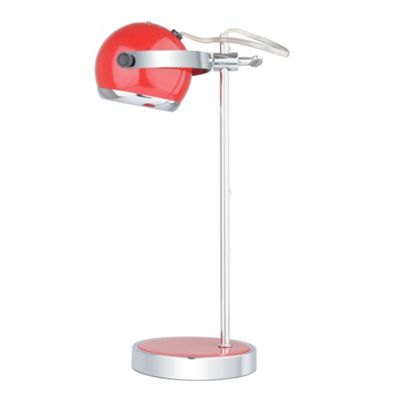 Red retro table lamp