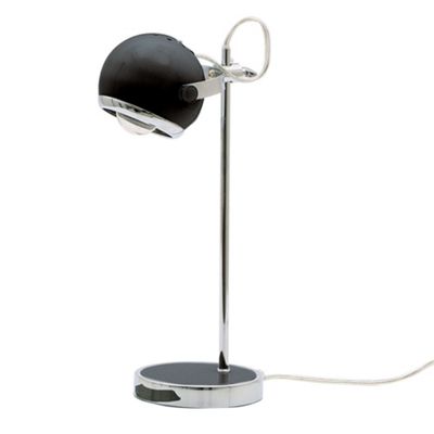 Present Time Black retro table lamp