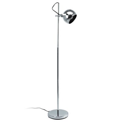 Silver floor lamp