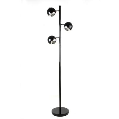 Black floor lamp