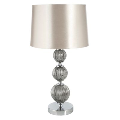 Silver glass ball lamp