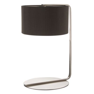 Grey angled table lamp