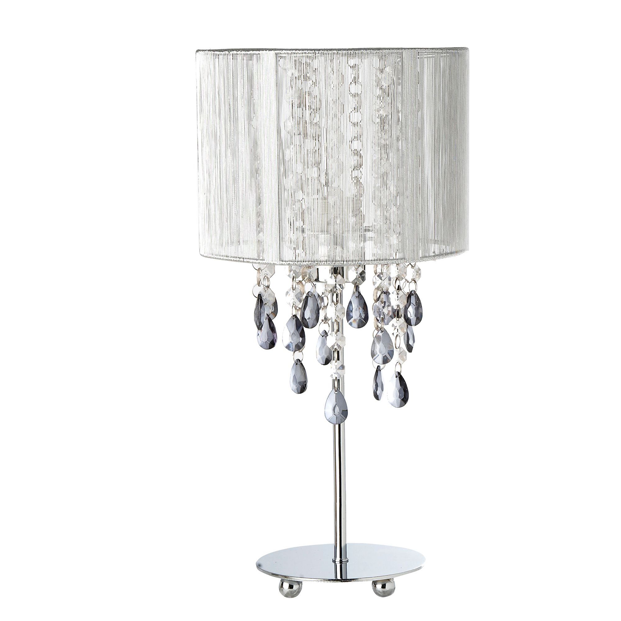 Star By Julien Macdonald Silver Jewel Bead Table Lamp eBay