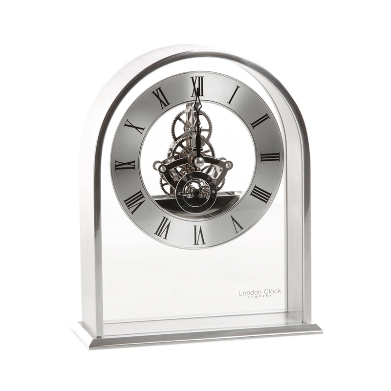 London Clock - Chrome Skeleton Arch Mantel Clock Review