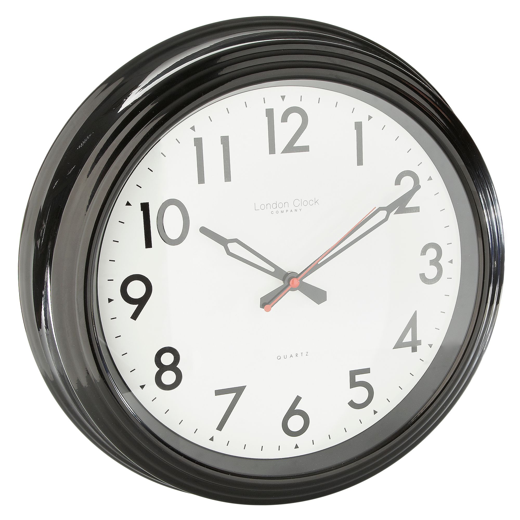 London Clock Black Large 'Station Clock' Wall Clock From Debenhams eBay