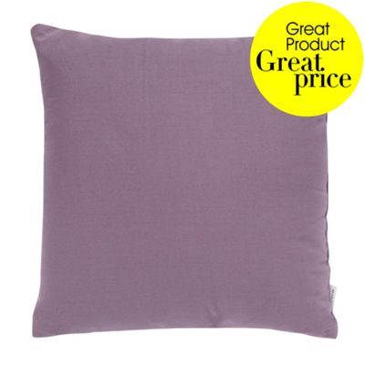 Lilac cotton cushion