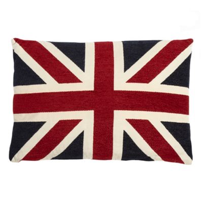 Union Jack canvas cushion