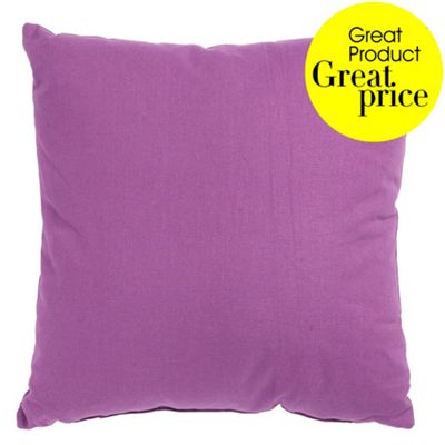 Purple cotton cushion