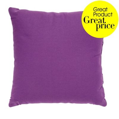 Purple cotton cushion