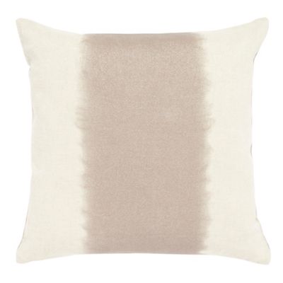 Metallic tie dye stripe cushion