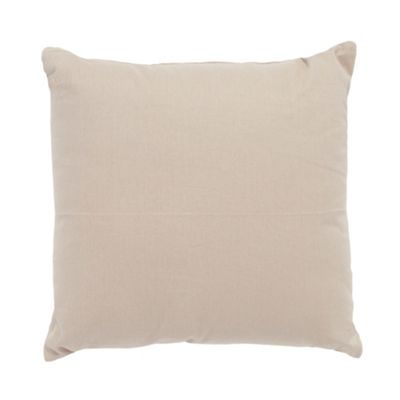 Natural plain cotton cushion