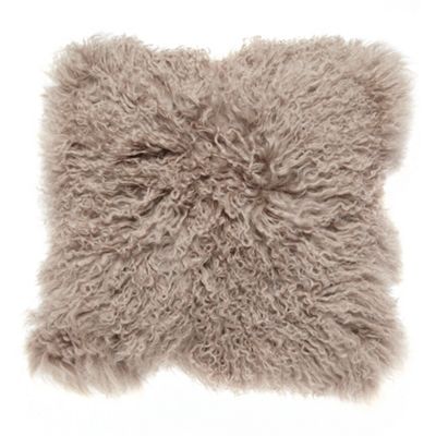 Natural Mongolian sheep wool cushion