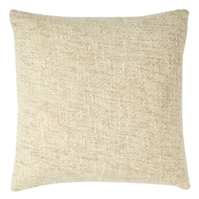 Ivory soft woven cushion