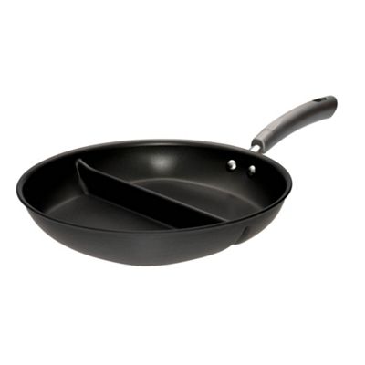 This Morning by Prestige hard anodised non stick 30cm divider pan