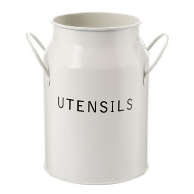 Rustic Style Field to Fork Utensil Jar.