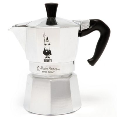 Bialetti aluminium three cup stove top espresso pot