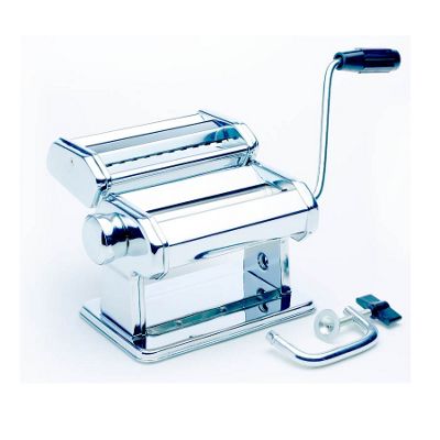 Stainless steel double cutter pasta machine